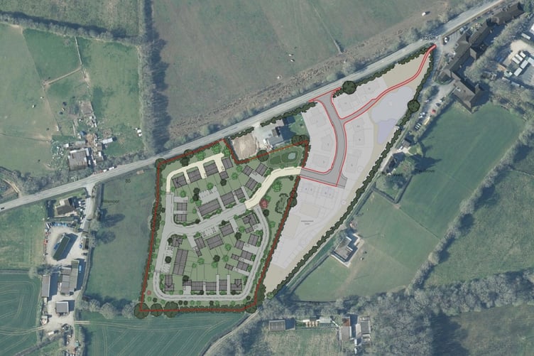 41 homes off Holsworthy Road Hatherleigh