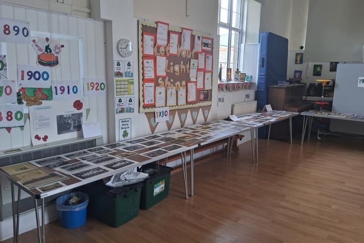 Northlew and Ashbury Primary School's exhibition marks its 160 years.