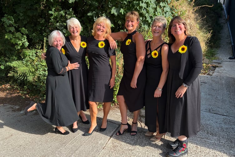 The cast of Calendar Girls presented by the Teylu Theatre Company at Tavistock Town Hall. The next show is at Launceston Town Hall, on Friday, August 14.