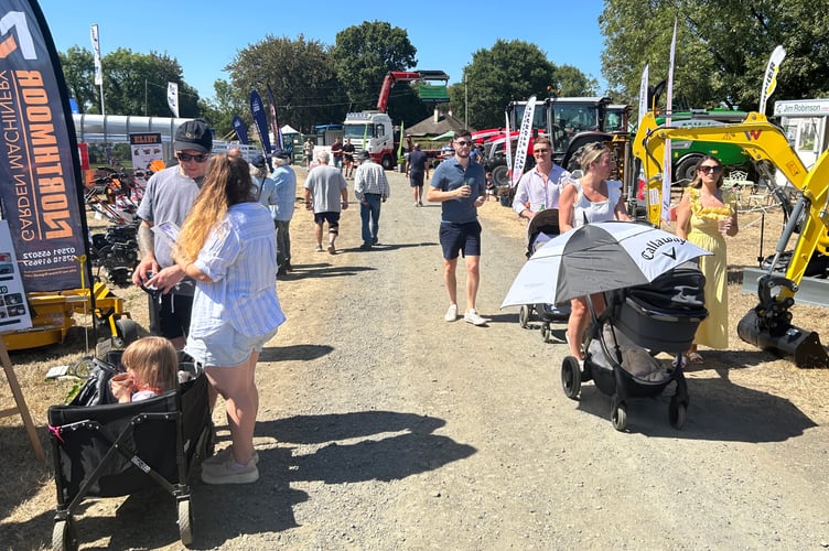 The heat is on at the Okehampton Show