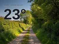 Tamar Valley weather: sunny, 23°C high on Friday